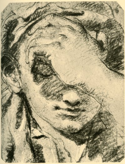 Kopf einer jungen Frau, Mitte 18. Jahrhundert, 1928 von Giovanni Battista Tiepolo