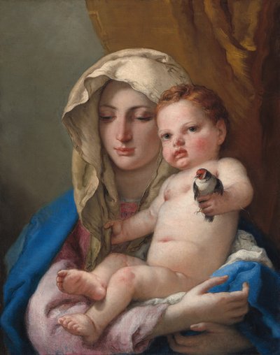 Madonna des Stieglitzes, ca. 1767-1770 von Giovanni Battista Tiepolo