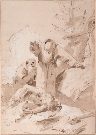Heiliger Fidelis von Sigmaringen und Heiliger Joseph von Leonessa von Giovanni Battista Tiepolo