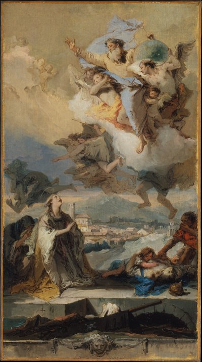 Die heilige Thekla betet für die Pestkranken von Giovanni Battista Tiepolo