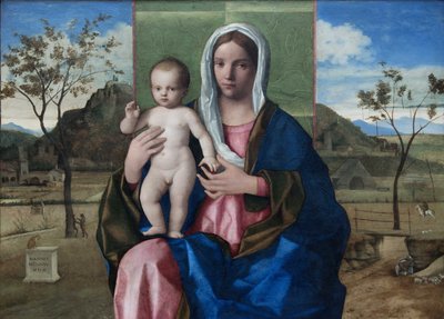 Madonna und das segnende Kind von Giovanni Bellini