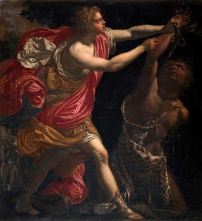 Apollo, der Marsyas häutet, zugeschrieben Giovanni Bilivert, um 1630 von Giovanni Biliverti