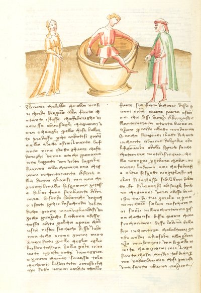 Dekameron, Auf gut Glück; Ehemann von Peronella steigt aus dem Krug, Siebter Tag, Novelle 2 von Giovanni Boccaccio