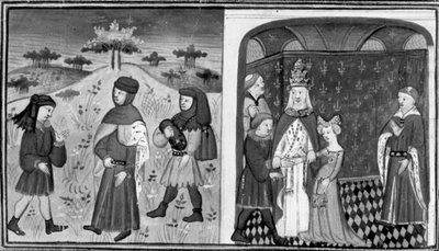 Dekameron, Alexandre trifft einen jungen Abt; der Papst vermählt Alexandre mit der Prinzessin von England. Zweiter Tag, Novelle 3. von Giovanni Boccaccio