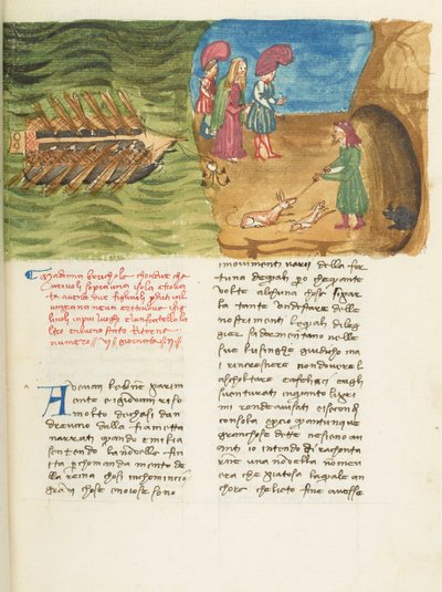 Dekameron, Beritola - Corrado II di Villafranca entdeckt Beritola, Zweiter Tag, Novelle 6 von Giovanni Boccaccio