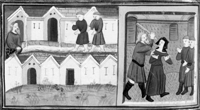 Dekameron, Calandrino und seine Freunde suchen den Heliotrop im Mugnon; Calandrino schlägt seine Frau. Achter Tag, Novelle 1 von Giovanni Boccaccio