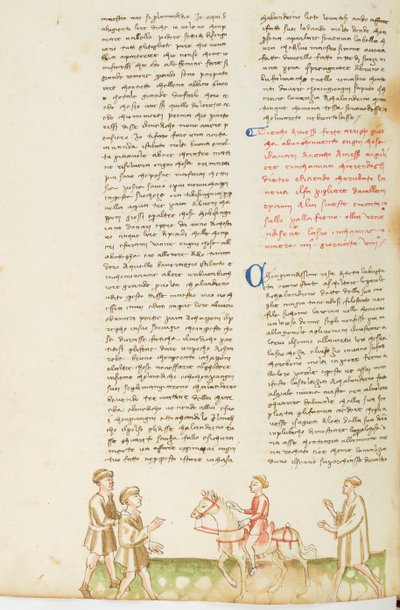 Dekameron, Cecco Angiolieri als Dieb verdächtigt, Neunter Tag, Novelle 4 von Giovanni Boccaccio