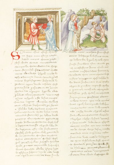 Dekameron, Gefährliche Liebschaft - Salabaetto und Jancofiore beim Baden, Achter Tag, Novelle 10 von Giovanni Boccaccio