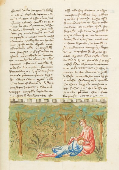 Dekameron, Vierter Tag, Novelle 6; Vorahnung: Tod von Gabriotto von Giovanni Boccaccio