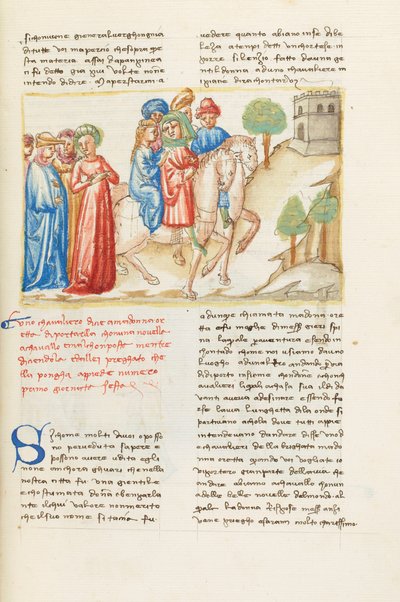 Dekameron, Ein Erzähler, der sich verheddert - Laurette Spina auf dem Pferd, Sechster Tag, Novelle 1 von Giovanni Boccaccio