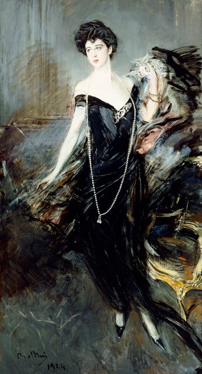 Porträt von Donna Franca Florio von Giovanni Boldini