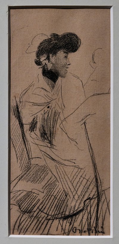 Sitzende elegante Frau von Giovanni Boldini