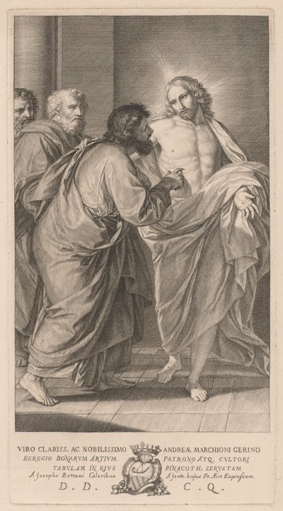 Der ungläubige Thomas von Giovanni Bottani, after Giuseppe Bottani