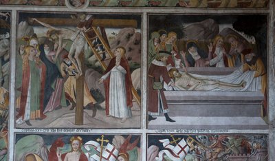 Szenen aus der Passion Christi, ca. 1492 von Giovanni Canavesio
