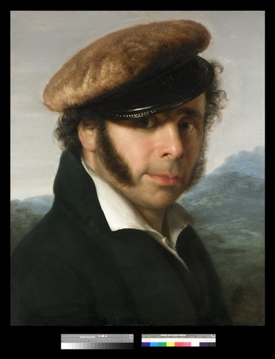 Porträt von Pietro Ronzoni, 1825 von Giovanni Carnovali