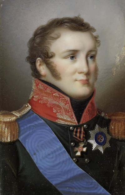 Porträt von Alexander I. (1777-1825), Kaiser von Russland von Giovanni Domenico Bossi