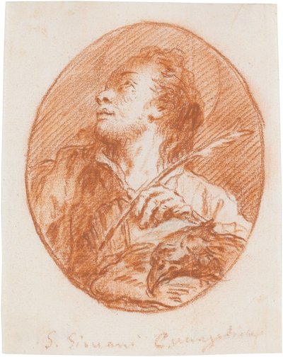 Der Heilige Johannes Evangelist von Giovanni Domenico Tiepolo