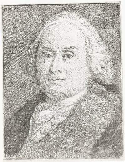 Porträt von Giovanni Battista Tiepolo von Giovanni Domenico Tiepolo