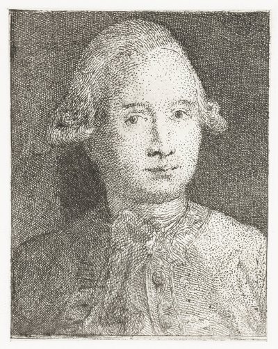 Porträt von Giovanni Domenico Tiepolo von Giovanni Domenico Tiepolo