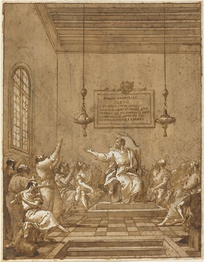 Das Apostolische Glaubensbekenntnis von Giovanni Domenico Tiepolo