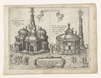 Christliches Wunder in Konstantinopel von Giovanni Francesco Camocio