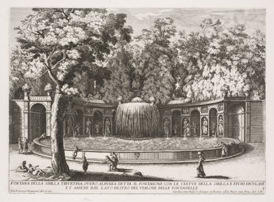 Fontana della Sibilla Tiburtina von Giovanni Francesco Venturini