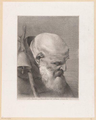 Der heilige Antonius der Große von Giovanni Marco Pitteri