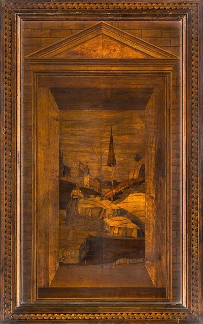 Lignaean-Kanonischer Chor, eingelegt von Giovanni Maria Platina 1484, oberer Stand von Giovanni Maria Platina
