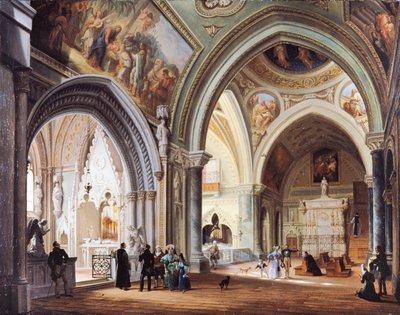 Im Kloster von Altacomba von Giovanni Migliara