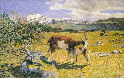 Die Alpen im Mai von Giovanni Segantini
