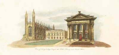 Ansicht der Universität Cambridge von Giovanni Vendramini