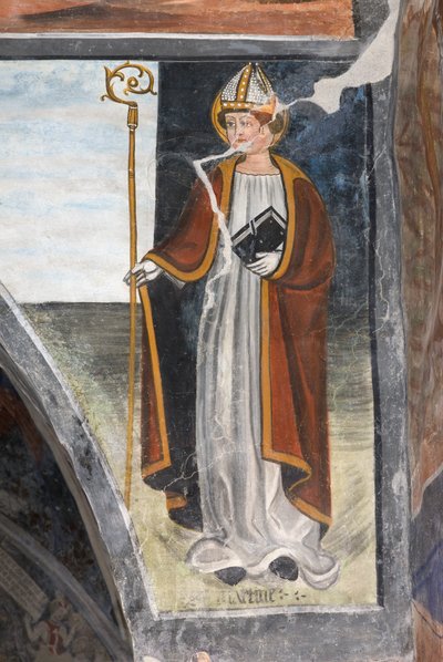 Heiliger Martin von Tours, römischer Bischof und Soldat von Giovanni di Cherasco Botoneri