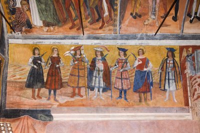 Die örtlichen heiligen Ritter (die sieben Märtyrer der Thebaischen Legion) von Giovanni di Cherasco Botoneri
