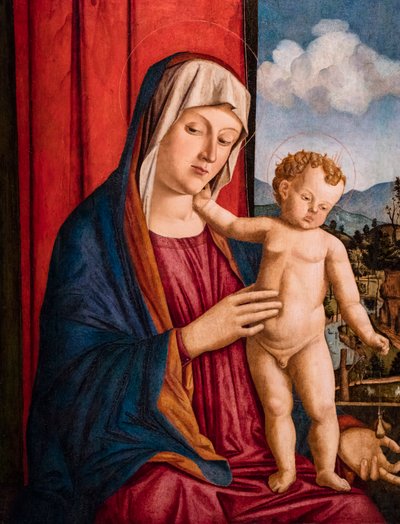 Madonna mit Kind, um 1500-1525 von Giovanni di Niccolo Mansueti