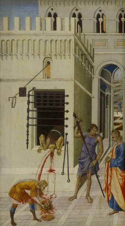 Die Enthauptung von Johannes dem Täufer von Giovanni di Paolo