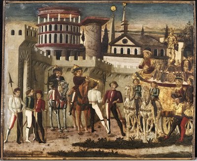 Szene eines antiken Triumphs von Giovanni di Ser Giovanni Scheggia