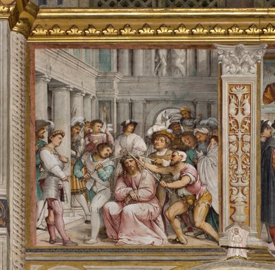 Zentrales Kirchenschiff, Vierter Südspan, Dornenkrönung von Girolamo Romanino