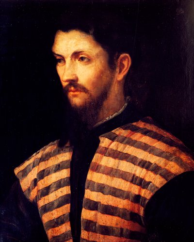 Porträt eines Mannes von Girolamo Romanino