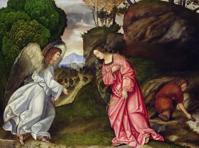 Hagar und der Engel von Girolamo da Treviso II