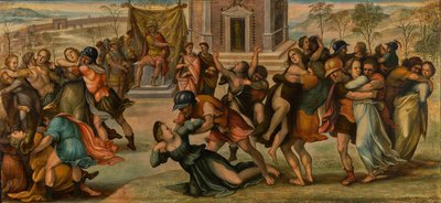Die Entführung der Sabinerinnen von Girolamo del Pacchia