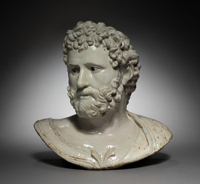 Büste eines klassischen Helden oder Kaisers von Girolamo della Robbia