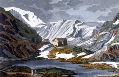 Hospiz des großen Sankt Bernhard in der Schweiz von Giulio Ferrario