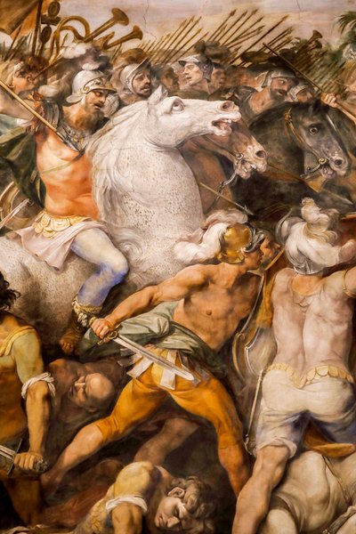 Kampf zwischen Horatiern und Kuriatiern (Detail) von Giuseppe (1568 1640) Cesari