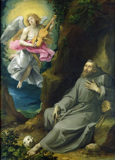 Die Ekstase des Heiligen Franziskus von Assisi, ca. 1593 von Giuseppe Cesari