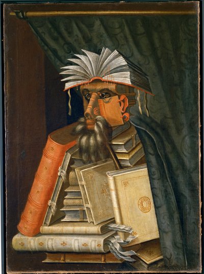 Der Bibliothekar von Giuseppe Arcimboldo