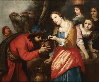 Giuseppe Badaracco, Rebekka am Brunnen von Giuseppe Badaracco