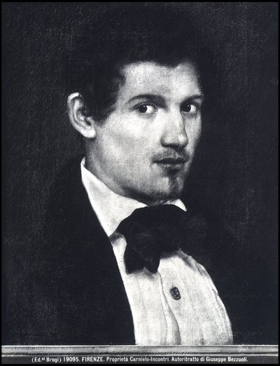 Selbstporträt, um 1795-1830 von Giuseppe Bezzuoli