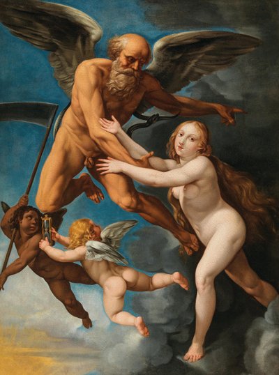 Die Zeit entführt die Wahrheit, ca. 1630 von Giuseppe Cesari