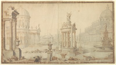Bühnenbild: Architektonische Fantasie von Giuseppe Galli Bibiena