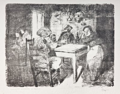 Am Tisch, ca. 1907 von Giuseppe Graziosi